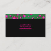 Ladybug Wallpaper, Jouw naam hier Visitekaartje (Achterkant)