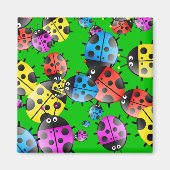 Ladybug Wallpaper Magneet (Voorkant)