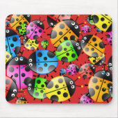 Ladybug Wallpaper Muismat (Voorkant)