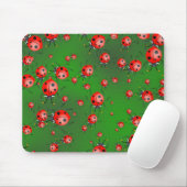Ladybug Wallpaper Muismat (Met muis)