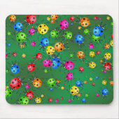 Ladybug Wallpaper Muismat (Voorkant)