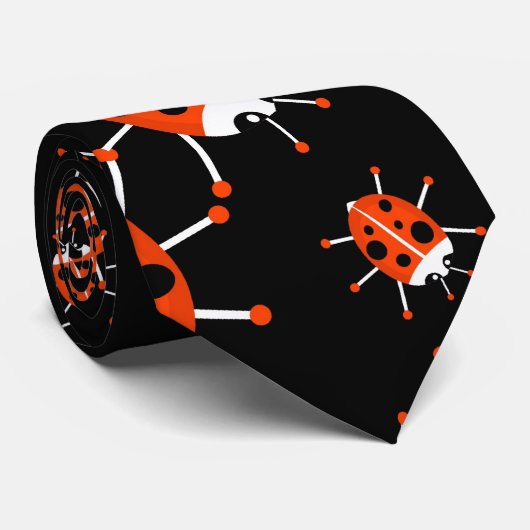 Ladybug Wallpaper Stropdas (Opgerold)