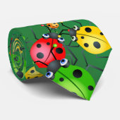 Ladybug Wallpaper Stropdas (Opgerold)