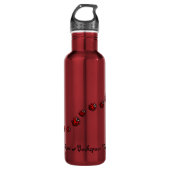 Ladybug Water Bottle Ladybug / Ladybird Art Bottle Waterfles (Voorkant)