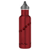 Ladybug Water Bottle Ladybug / Ladybird Art Bottle Waterfles (Rechts)