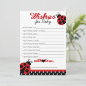 Ladybug wenst voor Baby advies Kaarten (Staand voorkant)
