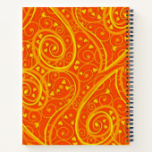 Ladybug Whimsey 3D Folk Art ADD JOUW NAAM ONDERWER Notitieboek (Achterkant)