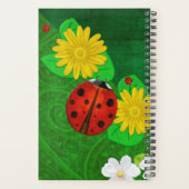 Ladybug Whimsey 3D Folk Art ADD JOUW NAAM Planner (Achterkant)