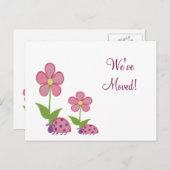 Ladybug Wijziging van adres Kaarten (Voorkant / Achterkant)