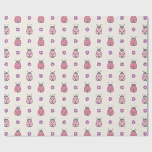Ladybug Wrapping Paper Cadeaupapier (Vlak)