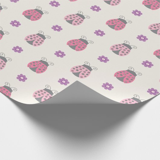 Ladybug Wrapping Paper Cadeaupapier (Hoek)