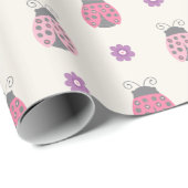 Ladybug Wrapping Paper Cadeaupapier (Rol Hoek)