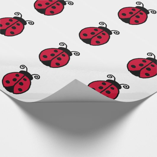 Ladybug Wrapping Paper Cadeaupapier (Hoek)