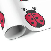 Ladybug Wrapping Paper Cadeaupapier (Rol Hoek)