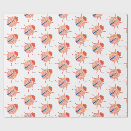 Ladybug Wrapping Paper Cadeaupapier (Vlak)