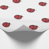 Ladybug Wrapping Paper Cadeaupapier (Hoek)