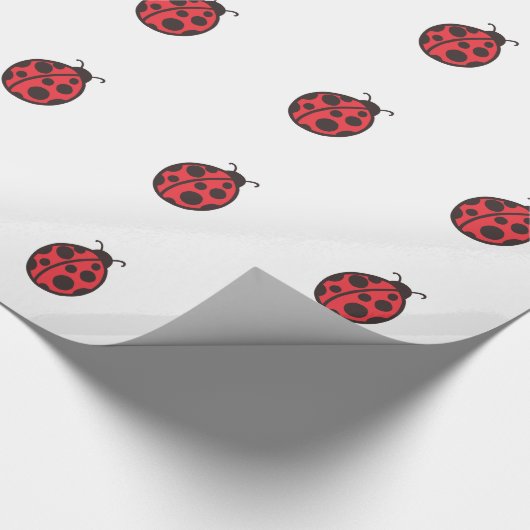 Ladybug Wrapping Paper Cadeaupapier (Hoek)