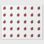 Ladybug Wrapping Paper Cadeaupapier (Vlak)
