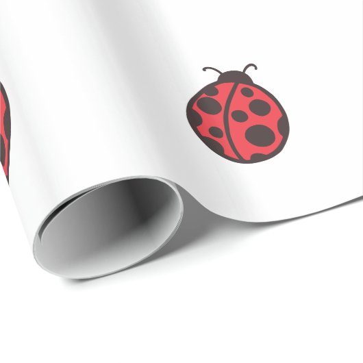 Ladybug Wrapping Paper Cadeaupapier (Rol Hoek)