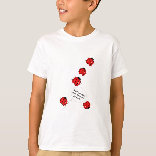 Ladybug Yard Sale T-shirt (Voorkant)