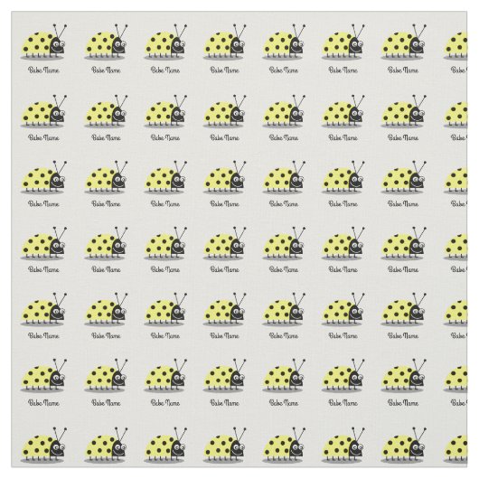Ladybug Yellow Stof (Swatch)