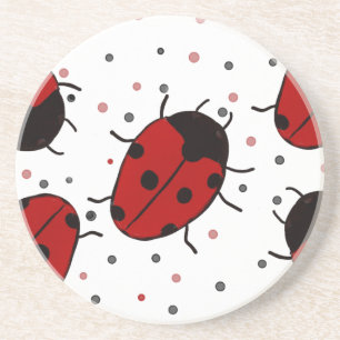 Ladybug Zandsteen Onderzetter