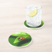 Ladybug Zandsteen Onderzetter (Zijkant)