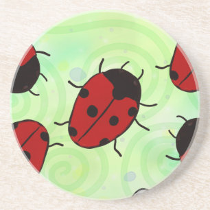 Ladybug Zandsteen Onderzetter