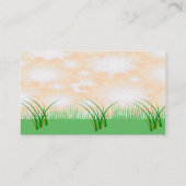 Ladybug, zoet, in een zonnebloempitop visitekaartje (Achterkant)