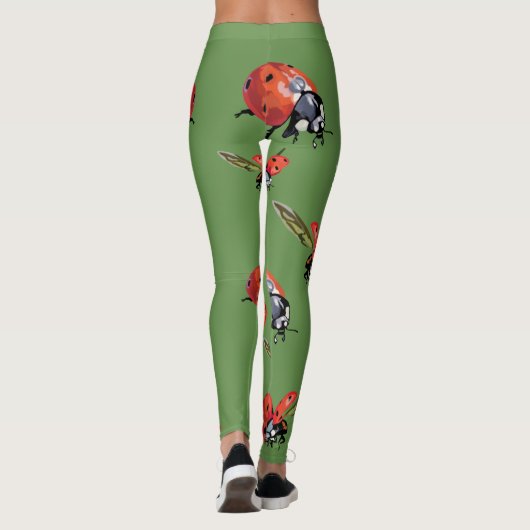 Ladybugs aangepaste Leggings (Achterkant)