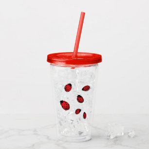 Ladybugs Acryl Drinkbeker