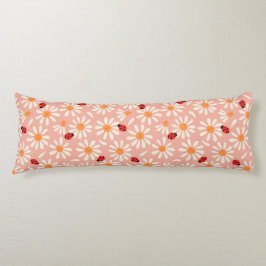 Ladybugs and Daisies Lichaamskussen