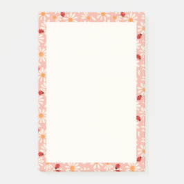 Ladybugs and Daisies Post-it® Notes