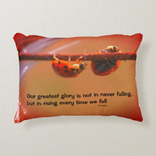 Ladybugs Attitude Inspirerend Confucius Quote Accent Kussen