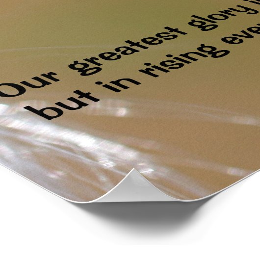 Ladybugs Attitude Inspirerend Confucius Quote Poster (Hoek)