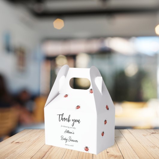 Ladybugs Baby shower Bedankdoosjes