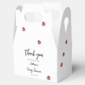 Ladybugs Baby shower Bedankdoosjes (Geopend)