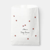 Ladybugs Baby shower Bedankzakje (Voorkant)