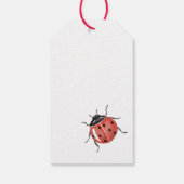 Ladybugs Baby shower Cadeaulabel (Achterkant)