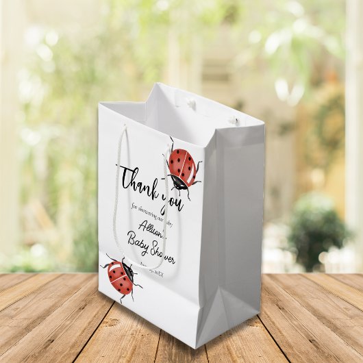 Ladybugs Baby shower Medium Cadeauzakje