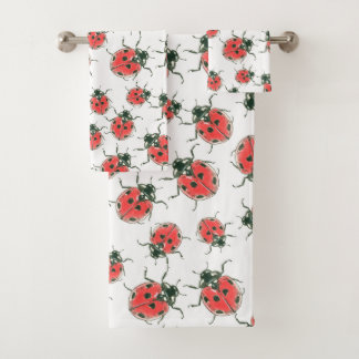 Ladybugs Bad Handdoek
