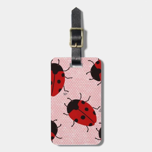 LADYBUGS BAGAGELABEL (Voorkant verticaal)