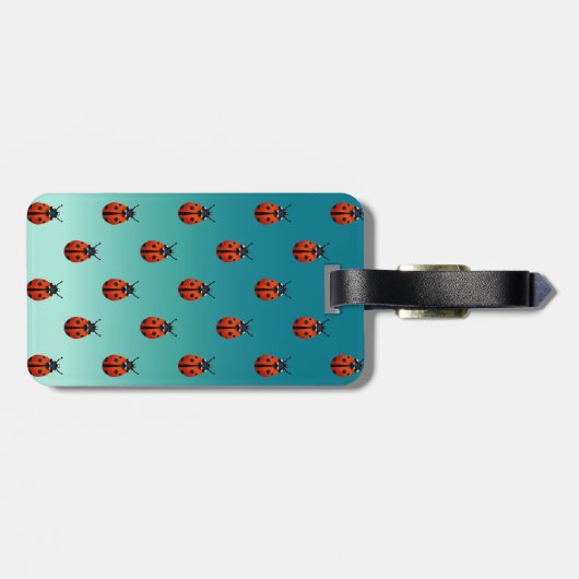 Ladybugs Bagagelabel (Achterkant horizontaal)