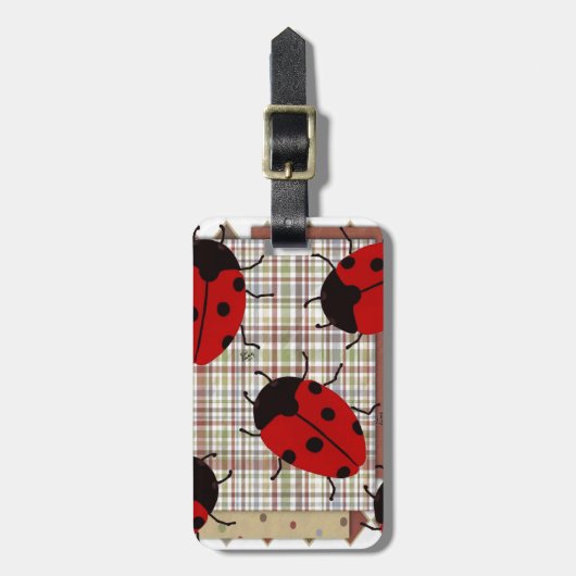 LADYBUGS BAGAGELABEL (Voorkant verticaal)