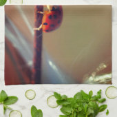 Ladybugs balanceren close theedoek (Gevouwen)