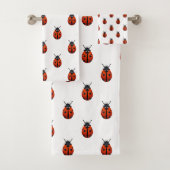 Ladybugs Bath Towel Set Bad Handdoek (Insitu)
