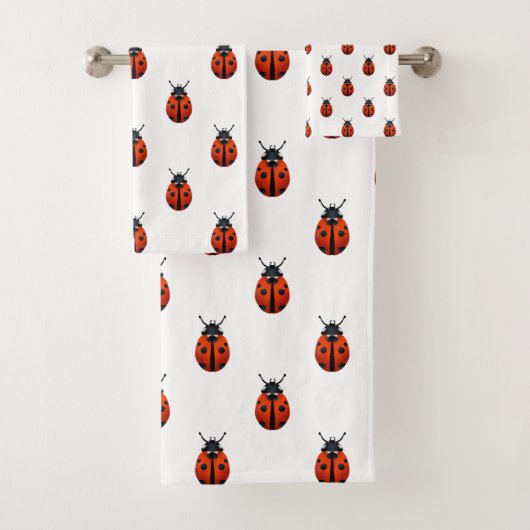 Ladybugs Bath Towel Set Bad Handdoek (Insitu)