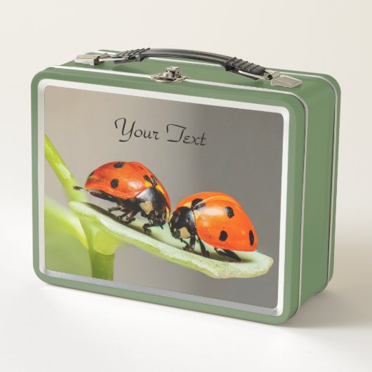 Ladybugs Beetles Metal Lunch Box (Voorkant)