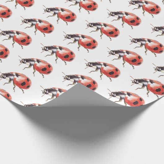 Ladybugs Birthday Cadeaupapier (Hoek)