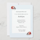 Ladybugs Birthday Kaart (Voorkant)